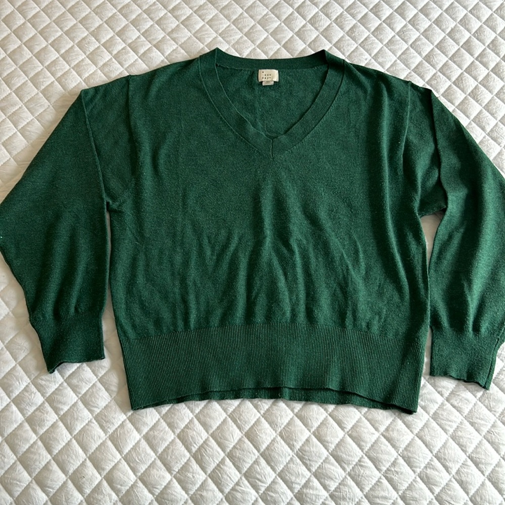 Target (A New Day), forest green, long sleeve sweater. Size XS.
